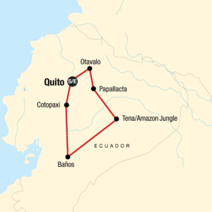 Ecuador map, G Adventures, Adventure Travel, Ecuador Travel, Amazon travel