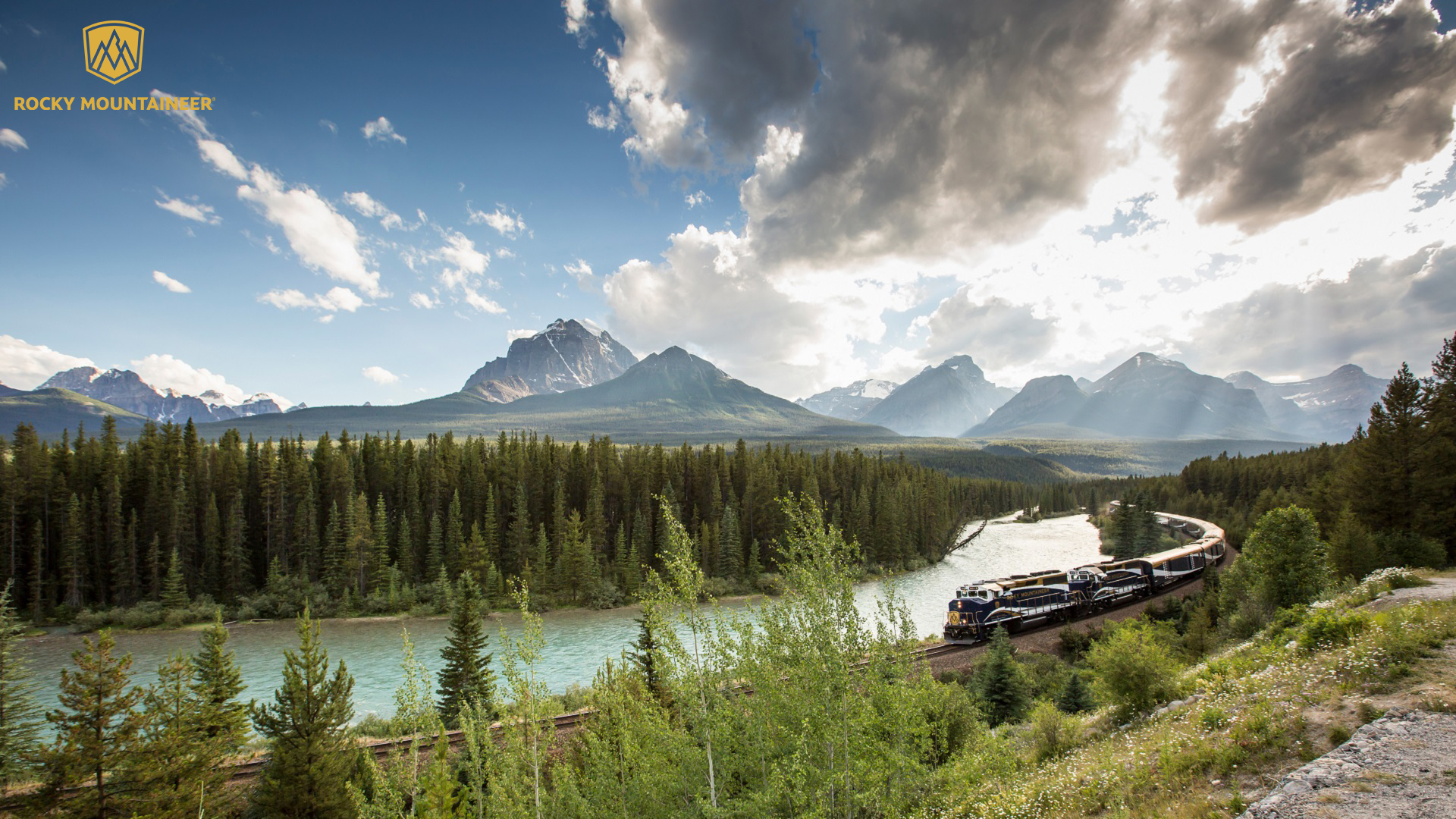 Rocky Mountaineer, Canadian Rockies, luxury train, rail travel, glass domed train