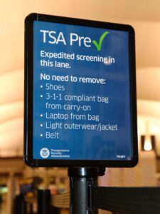 TSA pre check, expedited screening, airport security