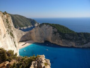 shipwreck beach, navagio, zakynthos, greece