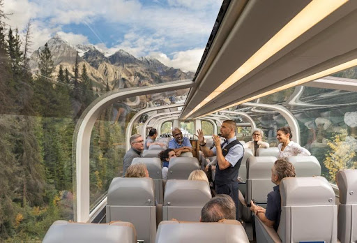 Rocky Mountaineer, luxury rail, train travel, glass domed train, Canadian Rockies