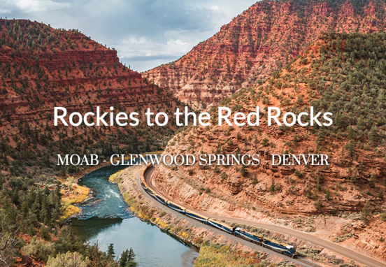 Rocky Mountaineer, Rockies to the Red Rocks, luxury rail, Luxury train, glass domed train,