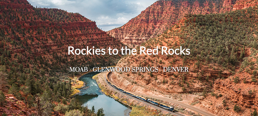 Rocky Mountaineer, Rockies to the Red Rocks, luxury rail, Luxury train, glass domed train,