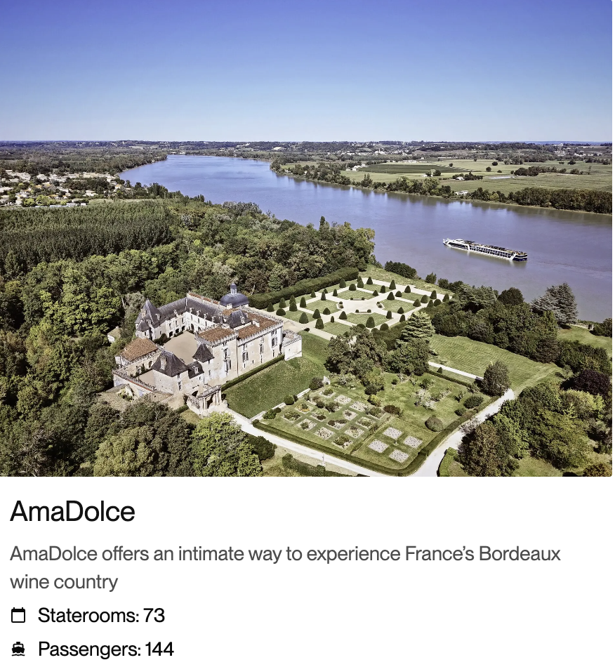 AMA Waterway AMA Dolce Bordeaux